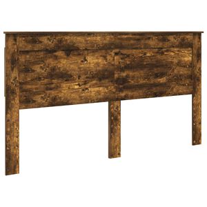 vidaXL Headboard with Headboard Smoked Oak 200 cm Engineered Wood