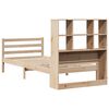 vidaXL Bookcase Bed without Mattress 90x200 cm Solid Wood Pine