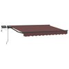 vidaXL Brown and Anthracite 3.5 x 2.5 m Polyester with PU coating