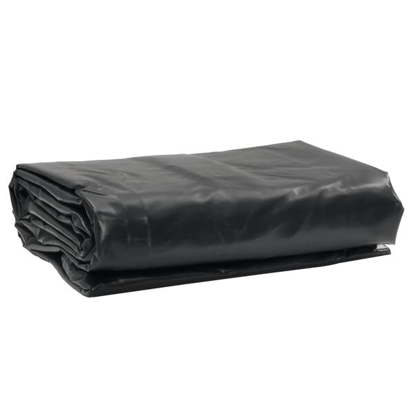 vidaXL Tarpaulin Black 5x7 m 650 g/m&sup2;