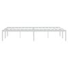 vidaXL Metal Bed Frame without Mattress White 120x200cm