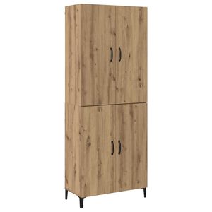 vidaXL Highboard 2 pcs Artisan Oak 69.5 x 34 x 180 cm Engineered Wood