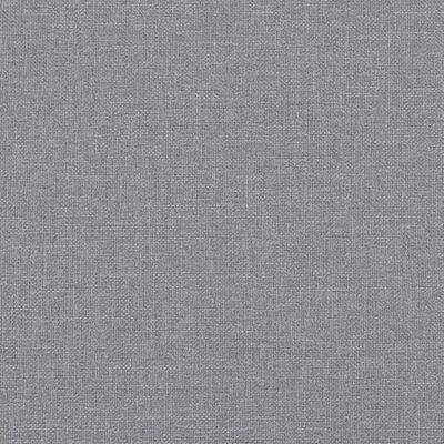 vidaXL Daybed with Mattress Blue Light Grey 90x190 cm Fabric