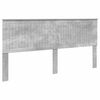 vidaXL Headboard with Headboard Concrete Grey 200 cm Engineered wood