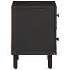vidaXL Bedside Cabinets 2 pcs Black 40x33x46 cm Solid Wood Mango