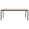 vidaXL Dining Table Natural 200 x 100 x 75 cm Solid Pine Wood
