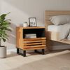 vidaXL Bedside Cabinet 40x33x46 cm Solid Wood Acacia
