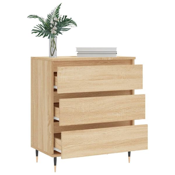 vidaXL Sideboard Sonoma Oak 60x35x70 cm Engineered Wood