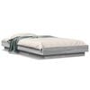 vidaXL Bed Frame without Mattress Grey Sonoma 90x200 cm