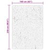 vidaXL Rug HUARTE Short Pile Soft and Washable Beige 160x230 cm