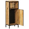 vidaXL Bathroom Cabinet 40x27x90 cm Solid Wood Mango and Iron