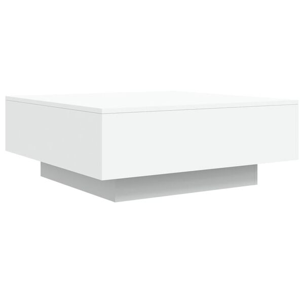 vidaXL Coffee Table White 80x80x31 cm Engineered Wood