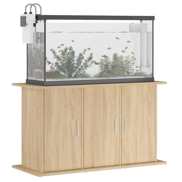 vidaXL Aquarium Stand Sonoma Oak 101x41x58 cm Engineered Wood