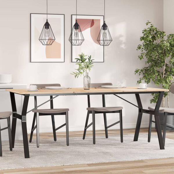 vidaXL Dining Table Legs Y-Frame 180x80x73 cm Steel