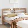 vidaXL Headboard with Shelves 135 cm Solid Wood Pine