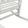 vidaXL Garden Rocking Chair 3 pcs White 38 x 38 x 46cm Plastic