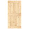 vidaXL Sliding Door with Hardware Set 100x210 cm Solid Wood Pine