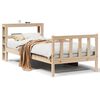 vidaXL Bed Frame without Mattress 100x200 cm Solid Wood Pine