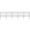 vidaXL Garden Fence with Spear Top Steel 838x175 cm Black