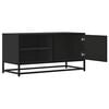 vidaXL TV Cabinet Black 80x34.5x40 cm Engineered Wood and Metal