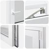 vidaXL Basement Window RISOR 60x60 cm Tilt&Turn DIN Right White