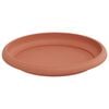 vidaXL Plant Pots 6 pcs Brick Red &Oslash; 17 x 14 cm Plastic