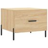 vidaXL Coffee Tables 2 pcs Sonoma Oak 50x50x40 cm Engineered Wood