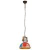 vidaXL Industrial Hanging Lamp 25 W Multicolour Round 30 cm E27