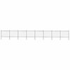 vidaXL Garden Fence | Steel | Sturdy | Rectangular | Modern