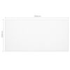 vidaXL Table Protector Transparent 200x100 cm 1.6 mm PVC