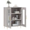vidaXL Sideboard Grey Sonoma 69.5x34x90 cm Engineered Wood