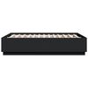 vidaXL Bed Frame without Mattress Black 140x190 cm
