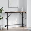 vidaXL Console Table Brown Oak 100x32x75 cm Engineered Wood