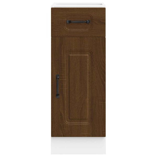 vidaXL Kitchen Base Cabinet Kalmar Brown Oak Engineered Wood