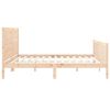 vidaXL Bed Frame without Mattress 200x200 cm Solid Wood Pine