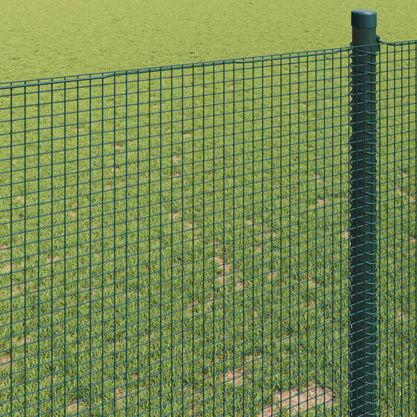 vidaXL Welded Wire Fence Green 0.4 x 10 m Steel