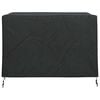 vidaXL Furniture Cover Plain Black 110 x 84 x 70 cm 420D Oxford Fabric