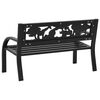 vidaXL Children Garden Bench 86 cm Steel