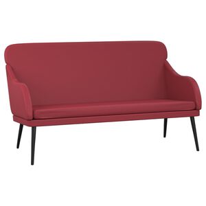 vidaXL Bench Wine Red 110x76x80 cm Faux Leather