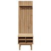 vidaXL Hall Unit OTTA 50x40x160 cm Solid Wood Pine