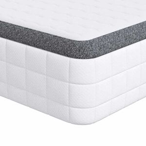 vidaXL Mattress 2 pcs White and Grey 60 x 200 cm Bonell Spring