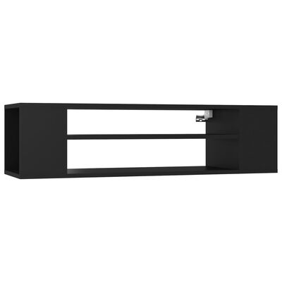 vidaXL Hanging TV Cabinet Black 100x30x26.5 cm Engineered Wood