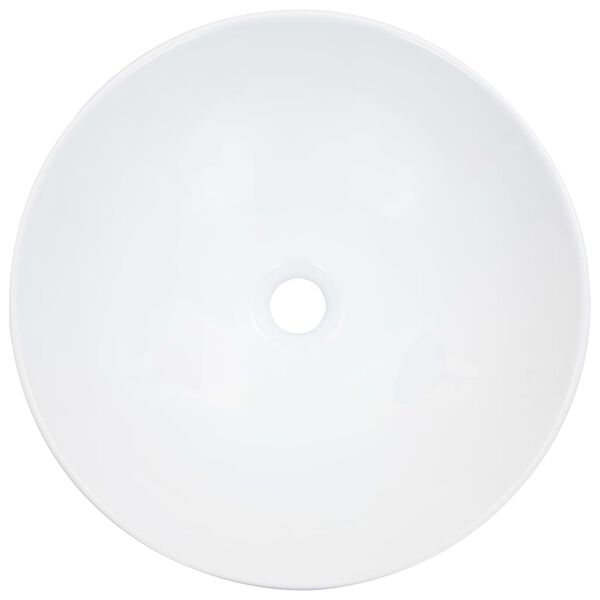 vidaXL Wash Basin 41x12.5 cm Ceramic White