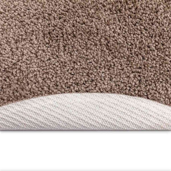 vidaXL Anti-slip Shaggy Rug Brown 160 x 160 cm PP