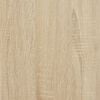 vidaXL Wardrobe Sonoma Oak 100x50x200 cm Engineered Wood