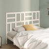 vidaXL Bed Headboard White 141x4x104 cm Solid Wood Pine
