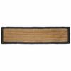vidaXL Area Rug Dark Grey 60 x 200 cm Jute
