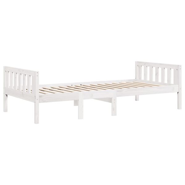 vidaXL Children's Bed without Mattress White 90x190 cm Solid Wood Pine