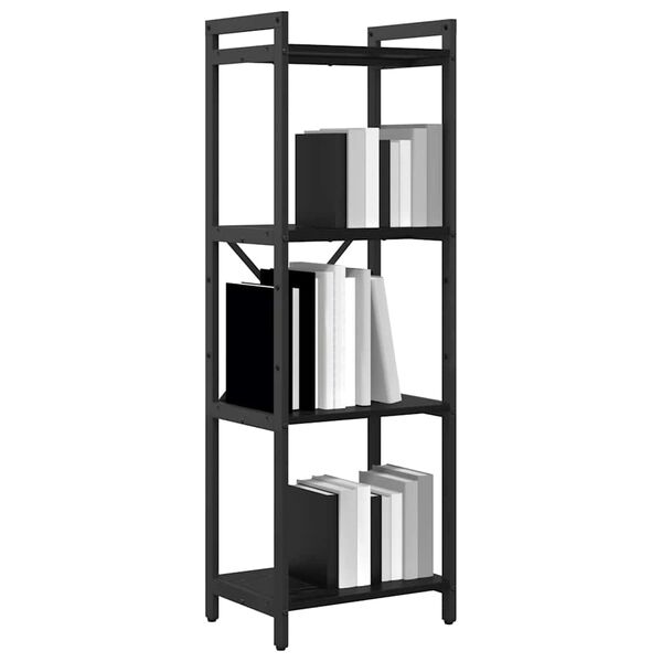 vidaXL Bookshelf Black Oak 40 x 30 x 119 cm Engineered Wood