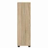 vidaXL Bathroom Cabinet Sonoma Oak 30.5 x 30 x 101 cm Engineered Wood